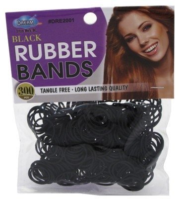 Dream Rubber Bands 300-Pack Black for Office & School Supplies