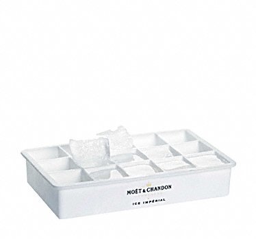 Moët & Chandon Ice Impérial Champagne Ice Cube Tray with Logo - Premium Silicone Mold for Cocktails & Wine - Perfect for Parties, Weddings & Home Entertaining
