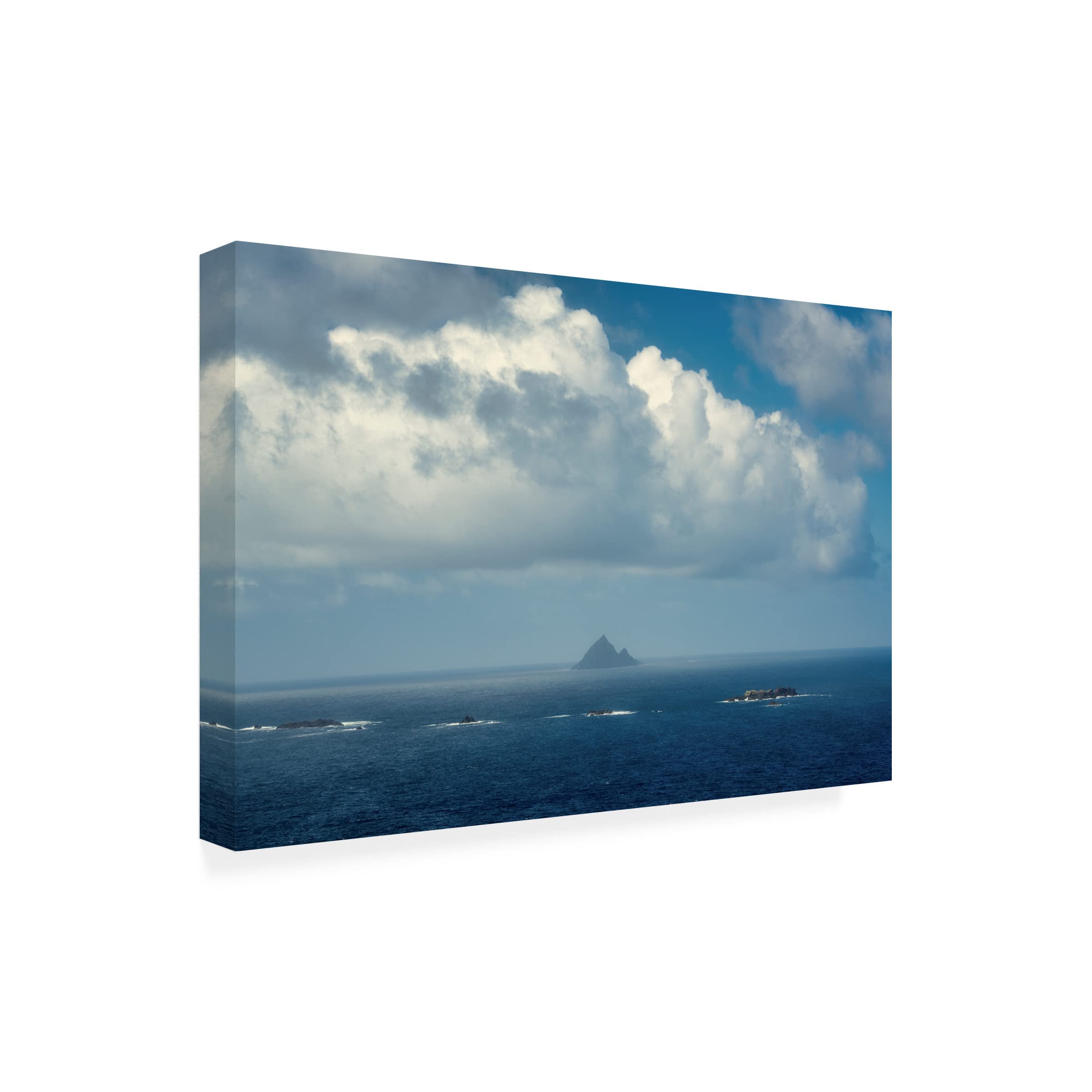 Dennis Frates 'Rock Formation 1' Canvas Wall Art Print - Modern Landscape Painting for Home & Office Decor | Perfect for Living Room, Bedroom or Office Wall Decor