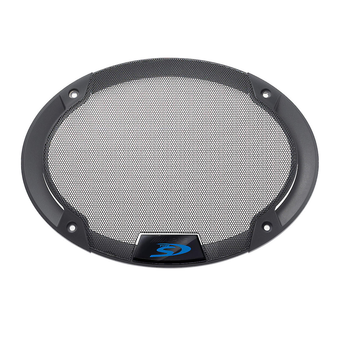 Alpine KTE S619G Speaker Grille Pair - Replacement Grilles for Alpine SPS 619 Car Speakers | Perfect for Car Audio Upgrades & Protection