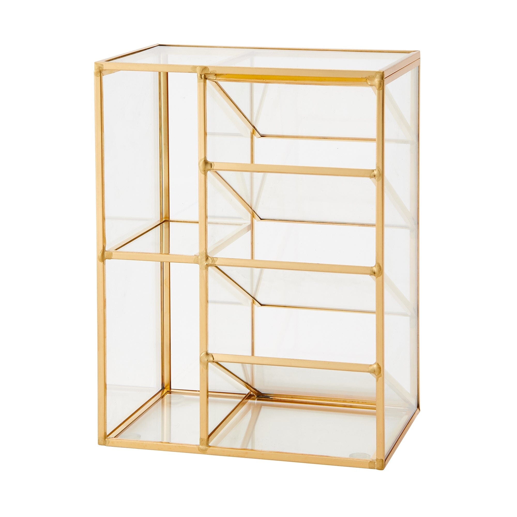 Acrylic Makeup Brush Organizer Holder - Clear Cosmetic Brush Storage for Vanity, Bathroom & Travel - Perfect for Makeup Artists & Beauty Enthusiasts