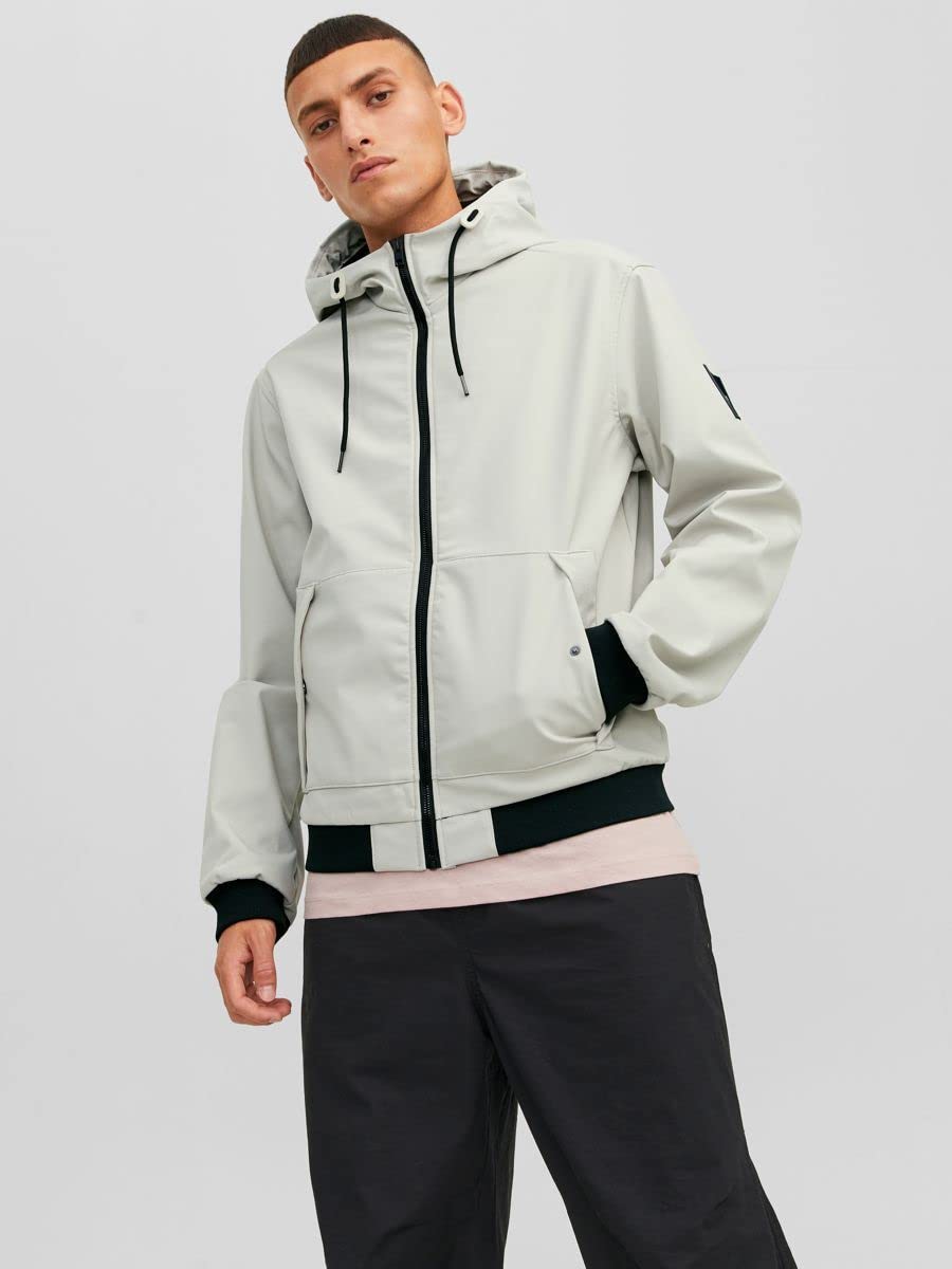 JACK & JONES Men's Classic Hooded Jacket for Outdoor & Casual Wear
