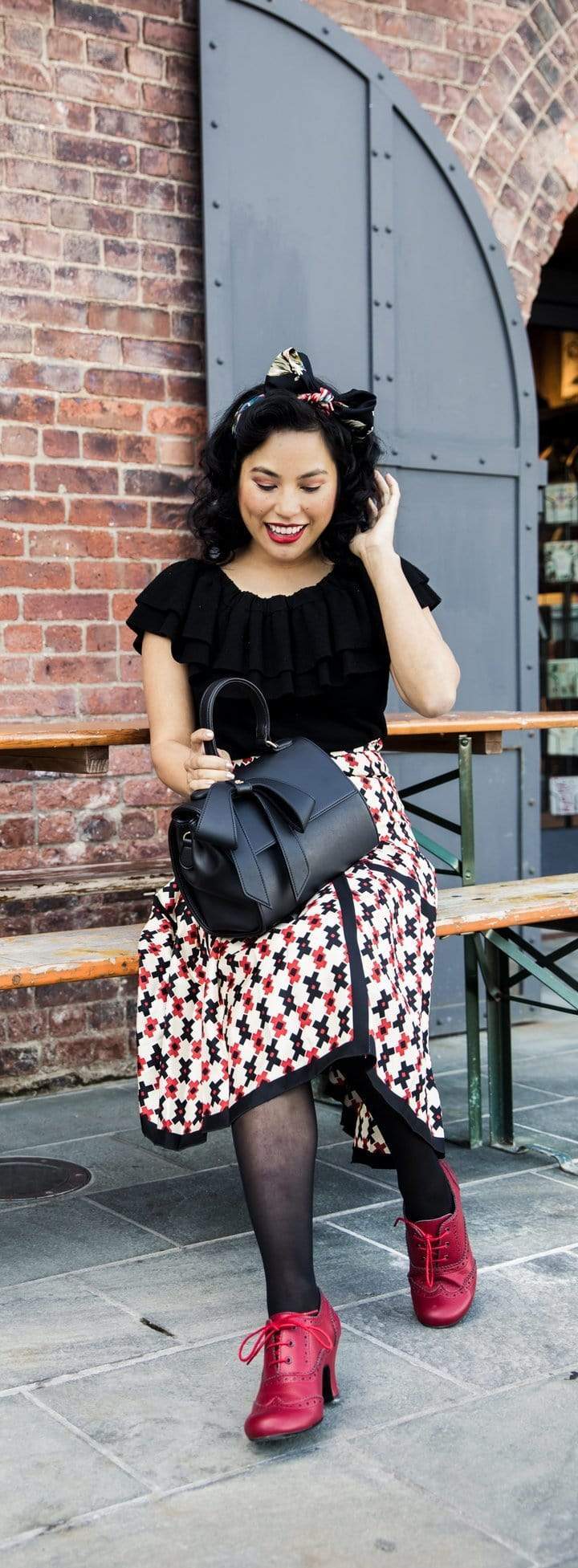 Vegan Leather Handbag for Women | Cottontail Black Crossbody Purse | Ethical Fashion Accessory for Work, Travel & Everyday Use