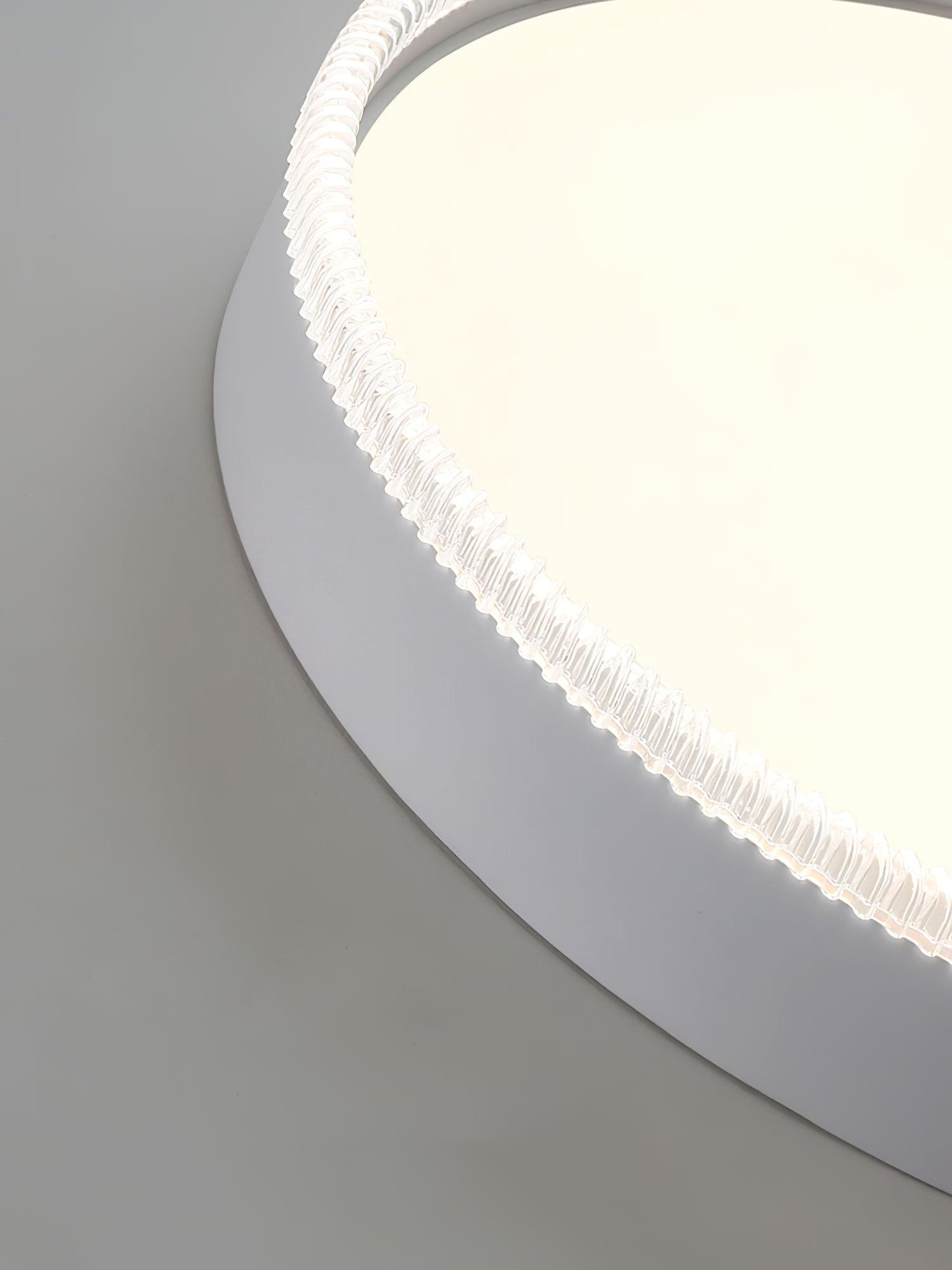 Modern Naxos Ceiling Light Fixture - Elegant LED Flush Mount Lighting for Bedroom, Living Room & Kitchen - Energy Efficient Indoor Home Decor