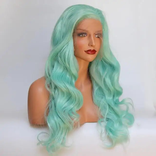 Extra Long Heat Friendly Synthetic Wig with Wavy Ends - Perfect for Cosplay, Daily Wear & Special Occasions