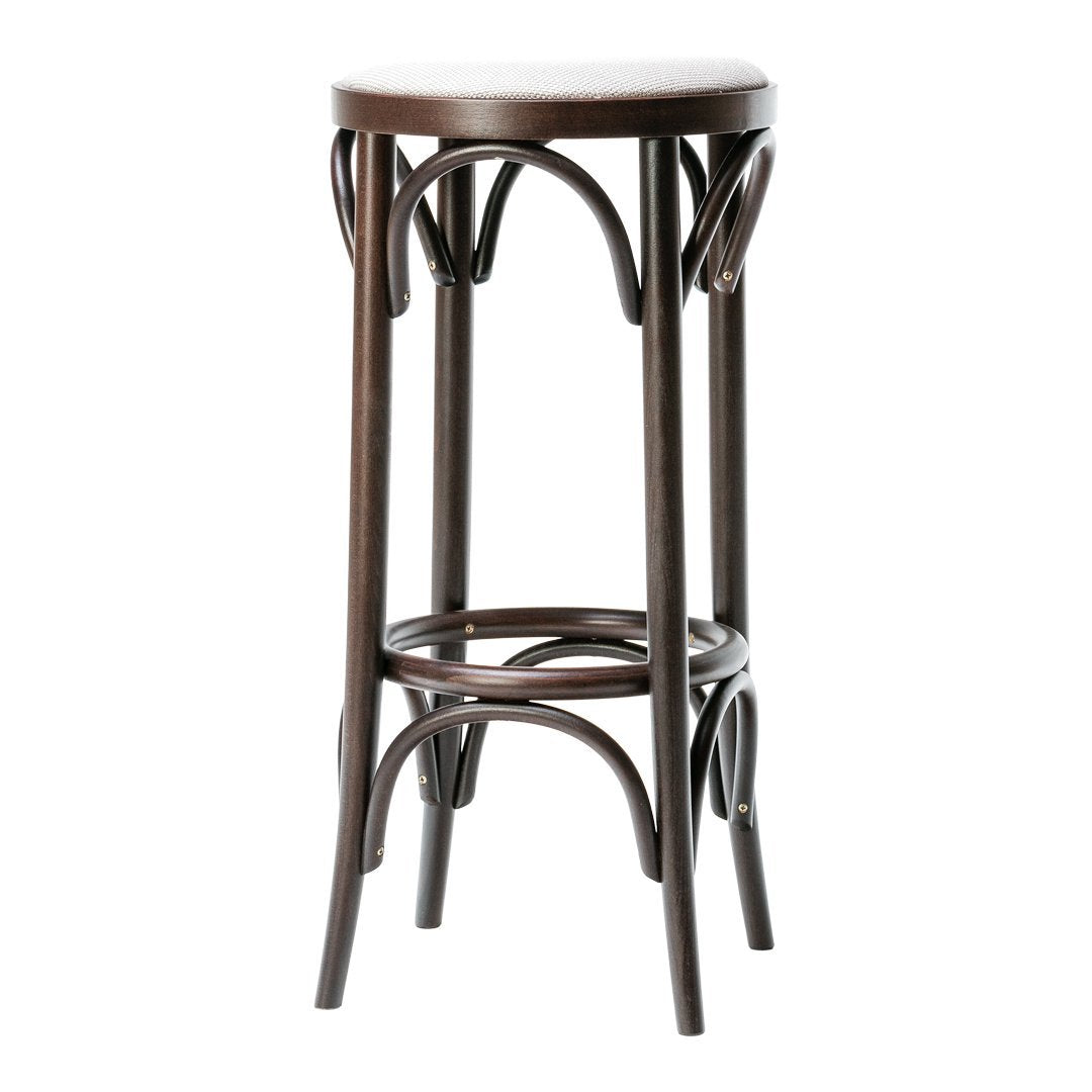 Premium Upholstered Bar Stool with Beech Wood Frame - 73
