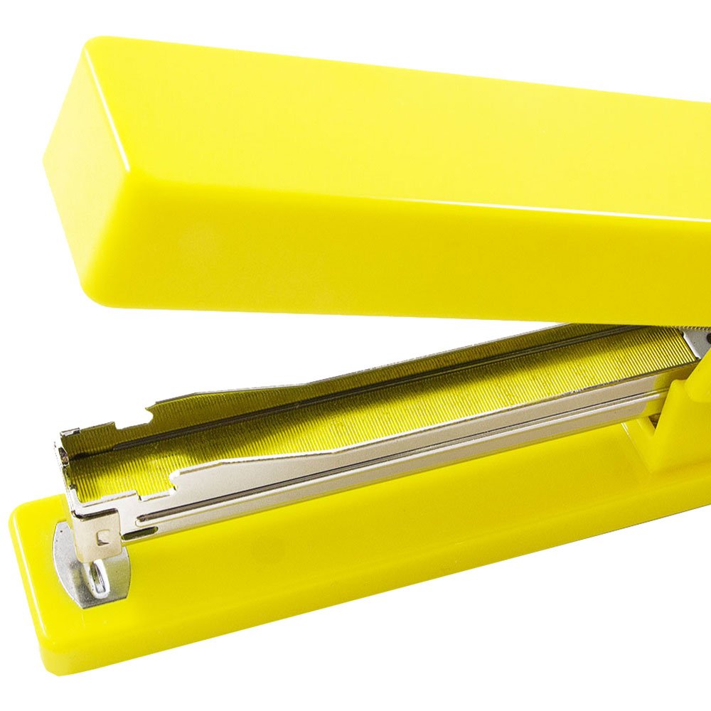 JAM PAPER Office Starter Kit - Yellow - Stapler, Tape Dispenser, Staples, Paper Clips & Binder Clips - 5/Pack - Perfect for Home Office, School Supplies & Workplace Organization