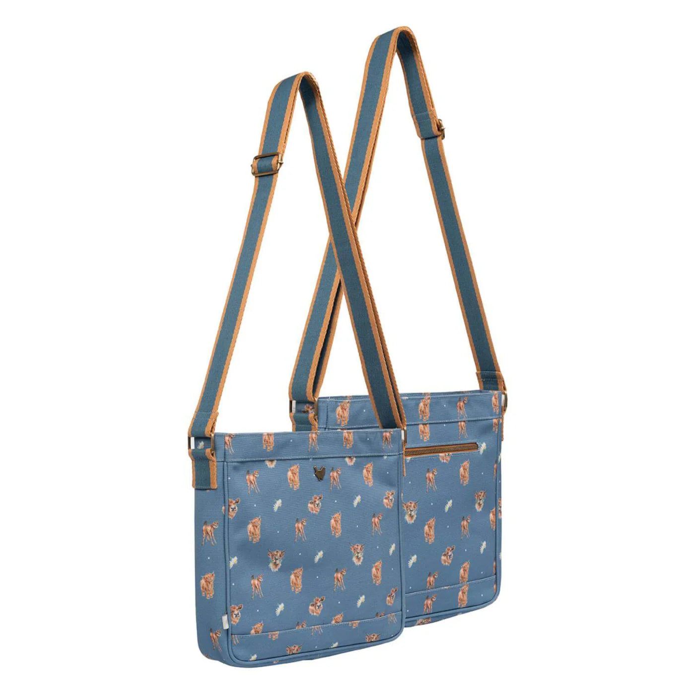 Wrendale Designs Cow Print Everyday Tote Bag - Stylish & Durable for Work, Shopping & Travel