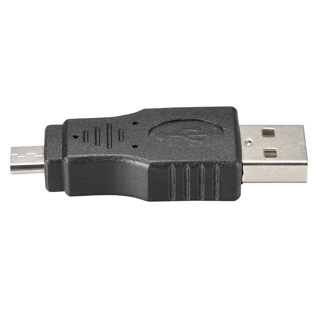 uxcell USB Male to Micro USB Male Adapter Converter - 2 Pack for Charging & Data Transfer | Compatible with Android Phones, Tablets & Other Micro USB Devices