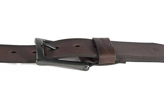 Premium Genuine Leather Anvil Belt for Men - Classic Brown Dress Belt for Business & Casual Wear - Durable & Stylish Belt for Office, Jeans & Everyday Use