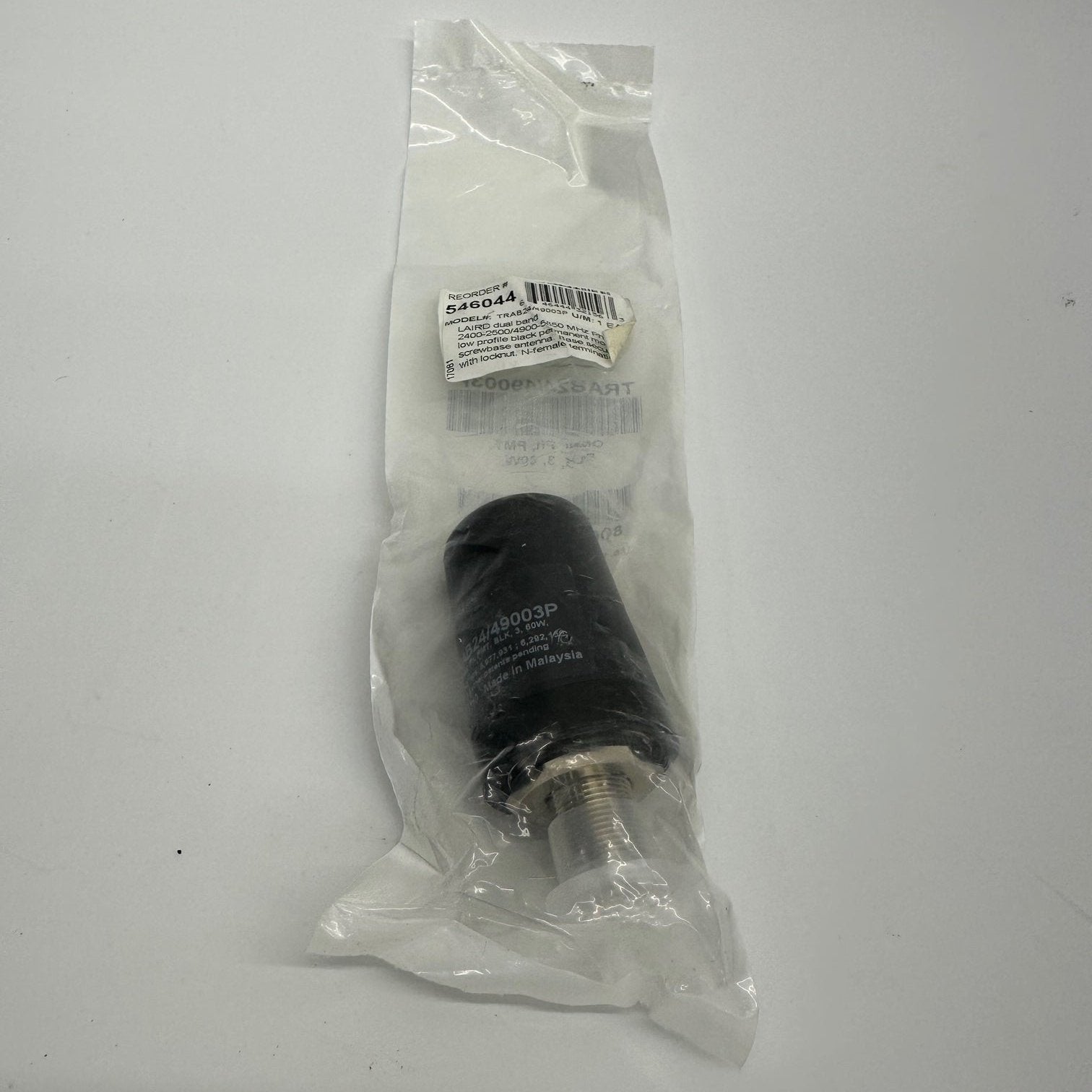Laird TRAB24/49003P Dual Band 2.4GHz & 5GHz WiFi WLAN Antenna with N Female Connector - High Performance for Wireless Networks, IoT Devices, and Industrial Applications