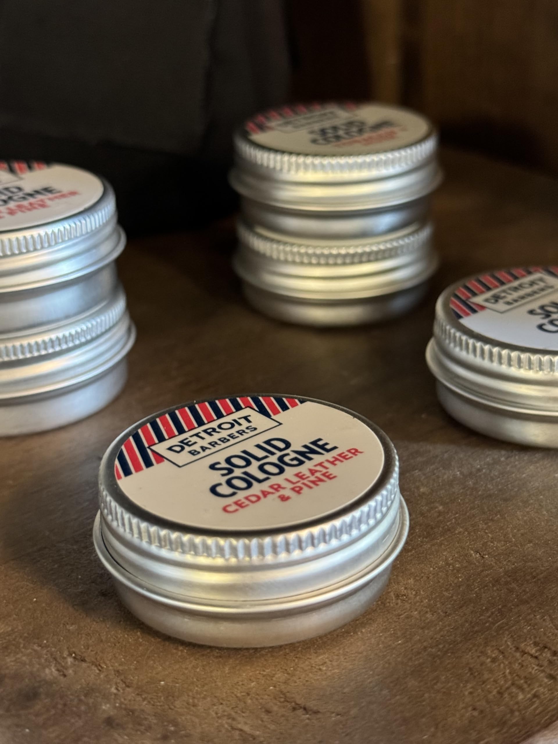 Premium Solid Cologne for Men - Long Lasting Natural Fragrance - 0.5oz Travel Size - Organic Jasmine & Sandalwood Scent - Perfect for Gifts, Daily Use & On-the-Go Freshness