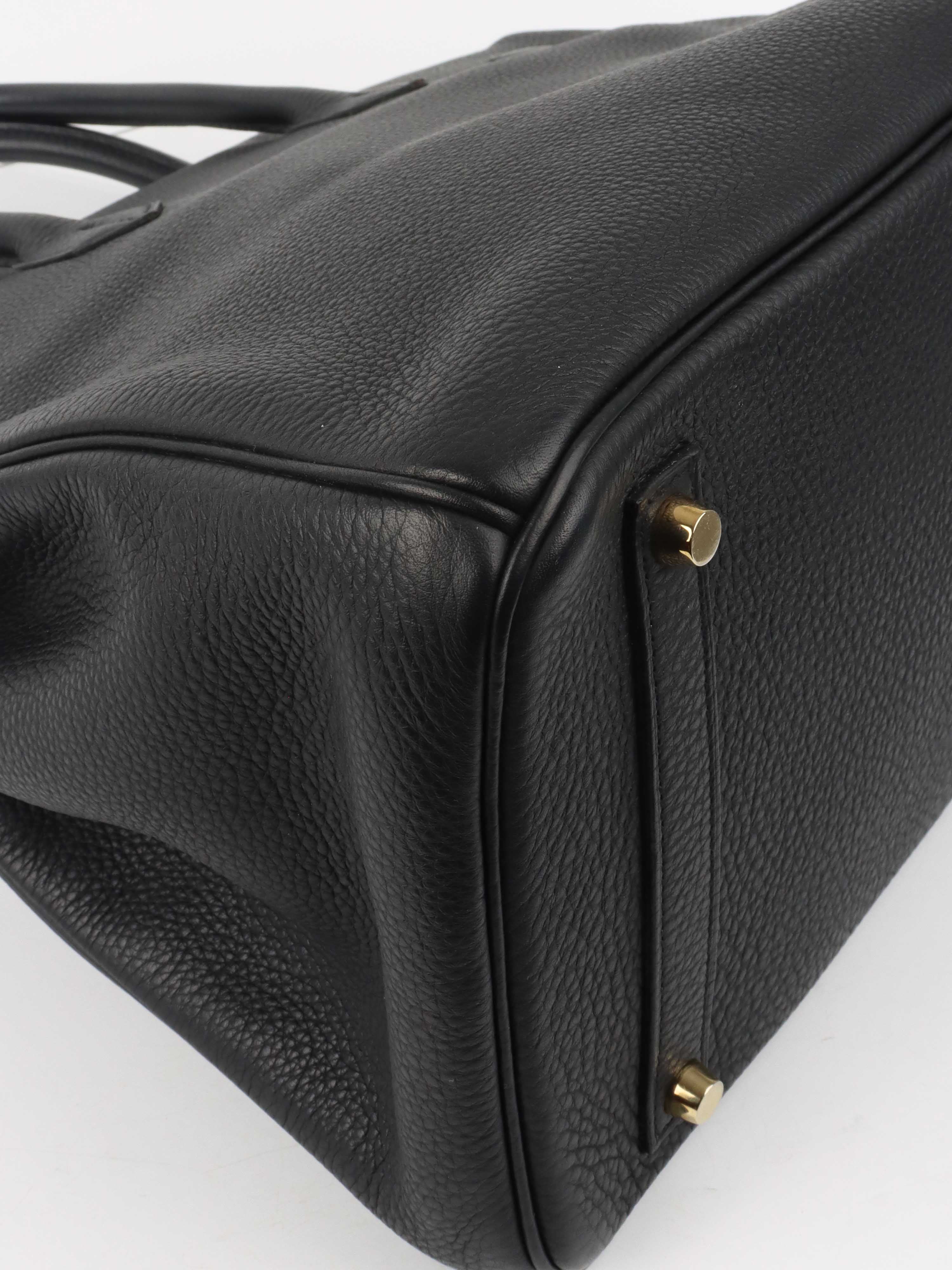 Authentic Hermes Birkin 35 Handbag in Noir Black with Gold Hardware (GHW) 2011 Collection - Luxury Tote Bag for Women, Perfect for Work, Travel & Special Occasions