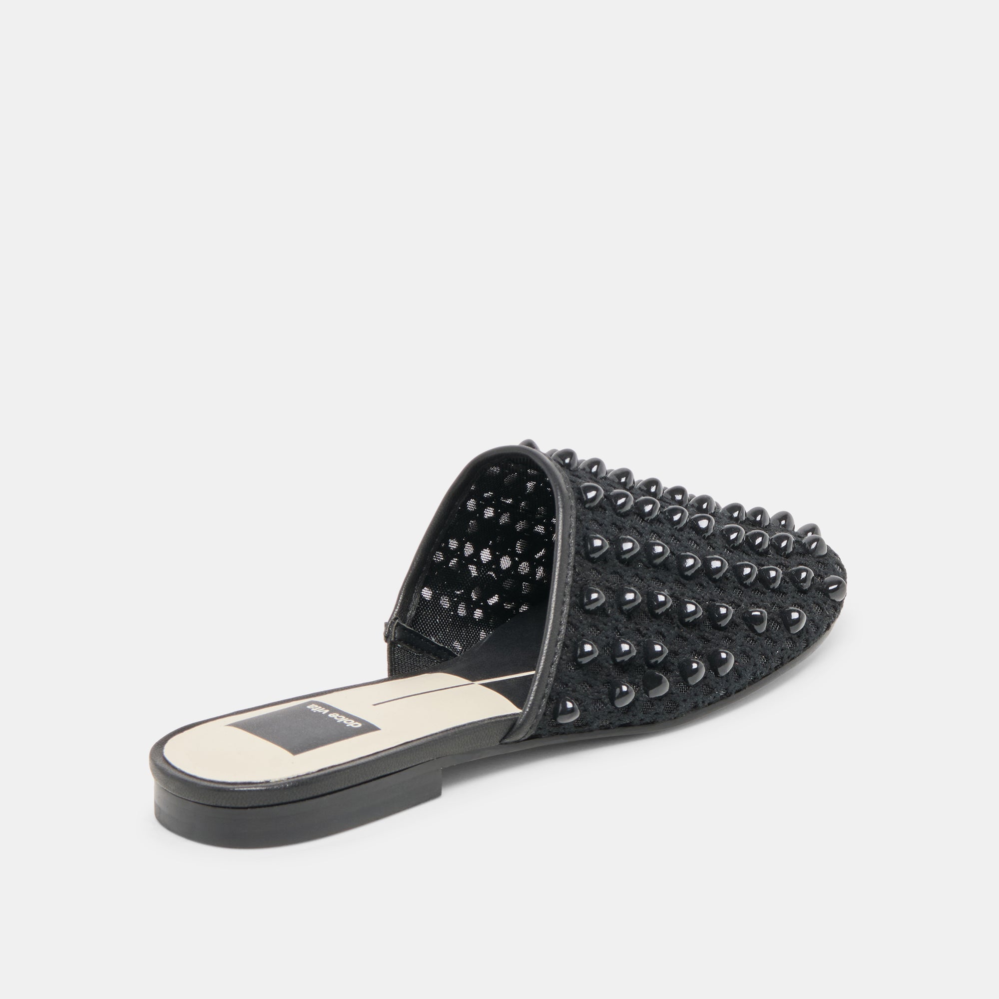 ROVA BEAD FLATS ONYX BEADED MESH - Stylish Women's Sandals for Summer, Beach & Casual Outfits