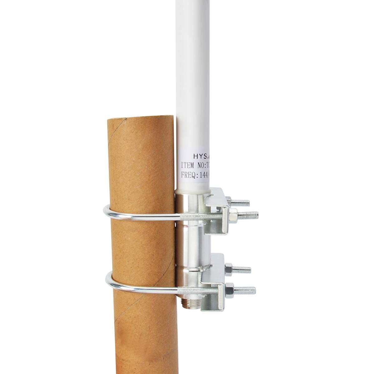 Dual Band Fiberglass Mobile Radio Antenna - UHF VHF 144/430MHz Base Antenna with SO239 Connector (15.7 Inch) for Ham Radio, Repeater & Mobile Transceiver - Includes Mounting Bracket | Ideal for Vehicle Installation & Emergency Communication
