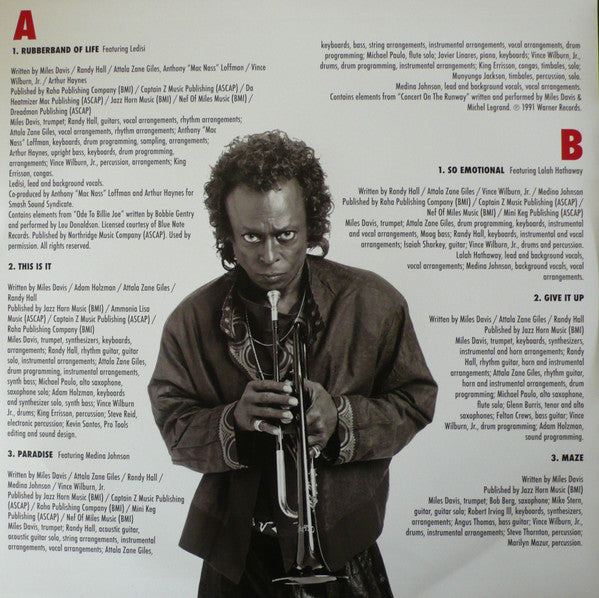 Miles Davis Rubberband 2xLP Vinyl Album - Near Mint (NM/M) Condition - Perfect for Jazz Collectors & Vinyl Enthusiasts