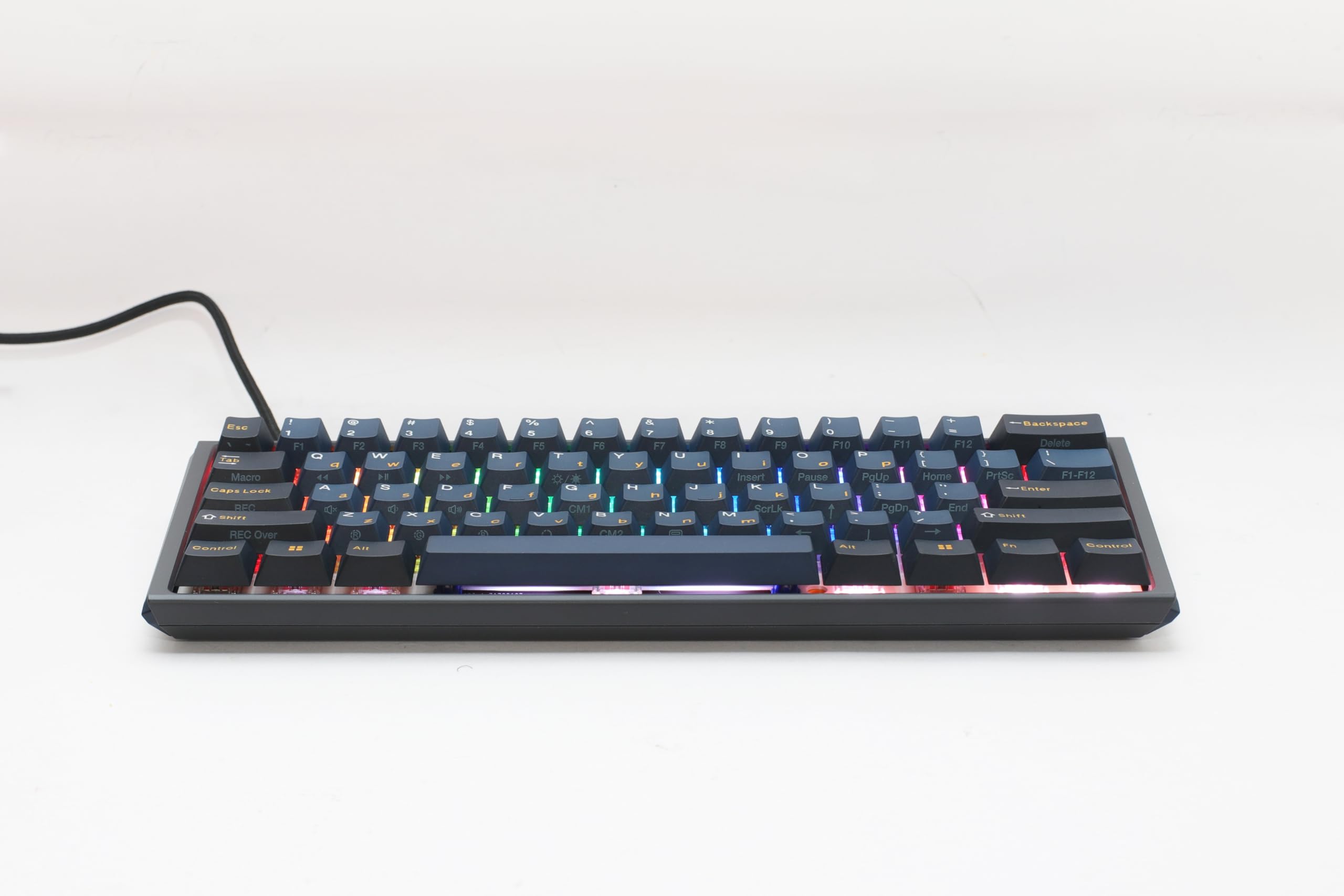 Ducky One 3 Mini Pro Nazca 8K 60% Hot-Swappable RGB Mechanical Keyboard with Cherry MX2A Red Switches & Triple-Shot PBT Keycaps - Compact Gaming Keyboard for Esports, Typing & Office Work