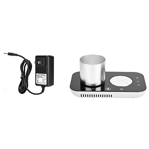 Electric Beverage Warmer Plate - 100V-240V Coffee & Tea Mug Warmer with US Plug - Keep Drinks Hot or Cool on Your Desk - Perfect for Office, Home & Dorm Use