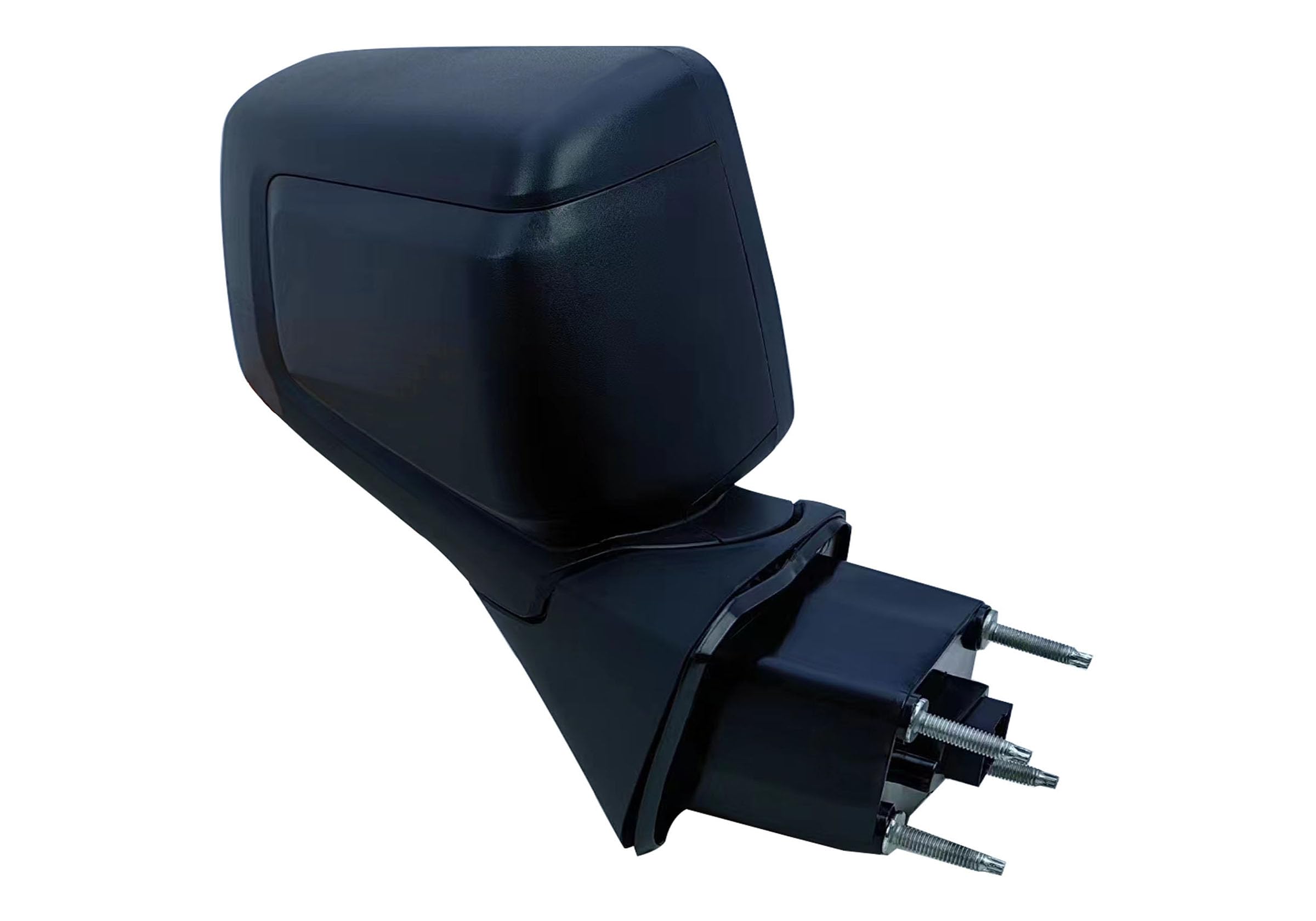 Chevrolet Silverado 1500 Passenger Side Mirror (2019-2024) - Textured Back Cover, Power Heated Glass, Manual Folding, Blind Spot & Temperature Indicator - Perfect for Winter Driving & Enhanced Safety