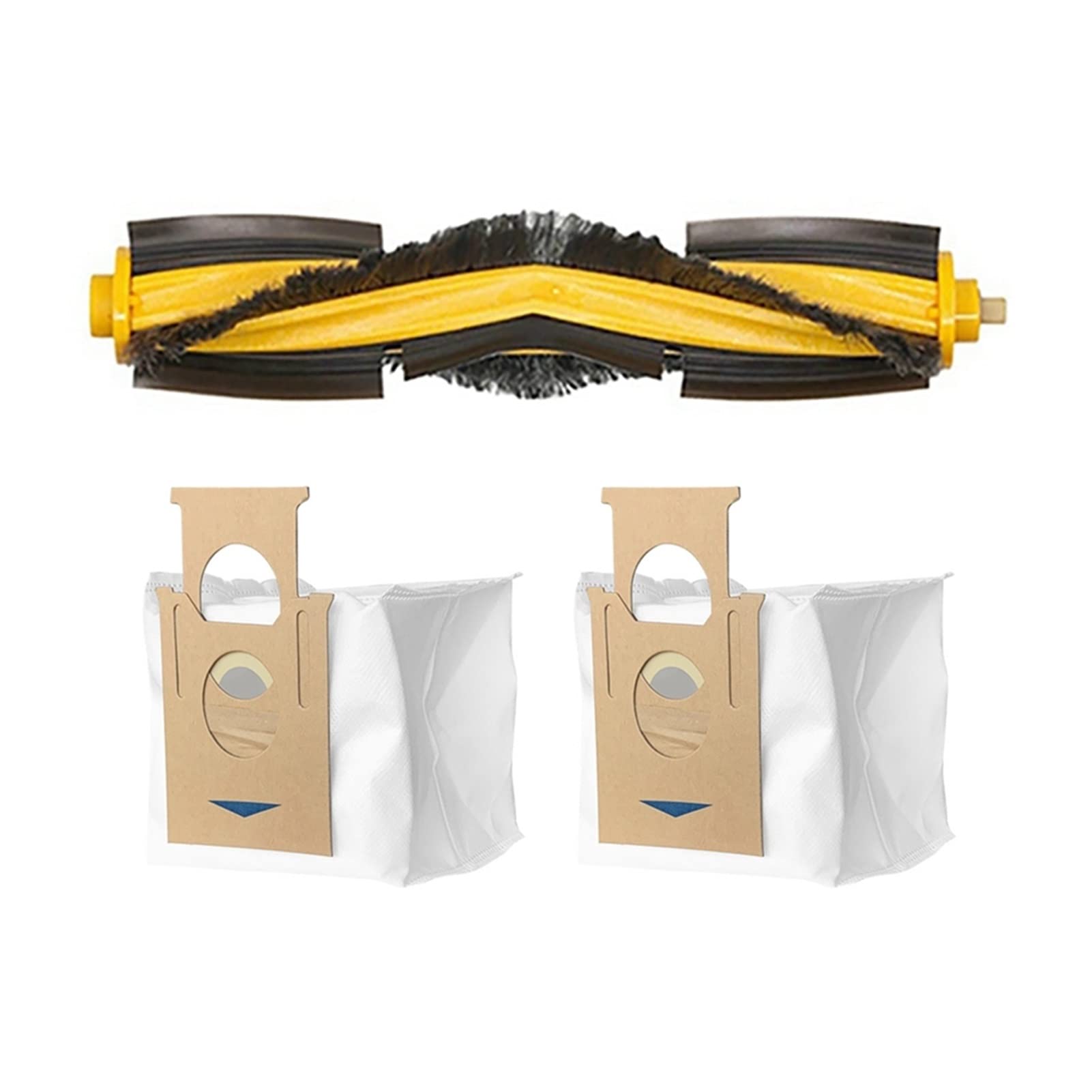 VIGANAN Replacement Dust Bag & Main Brush for Ecovacs DEEBOT T8 Series (T8, T8 AIVI, T8 Max) - Compatible Robot Vacuum Cleaner Parts | Perfect for Pet Hair, Hardwood Floors & Daily Cleaning