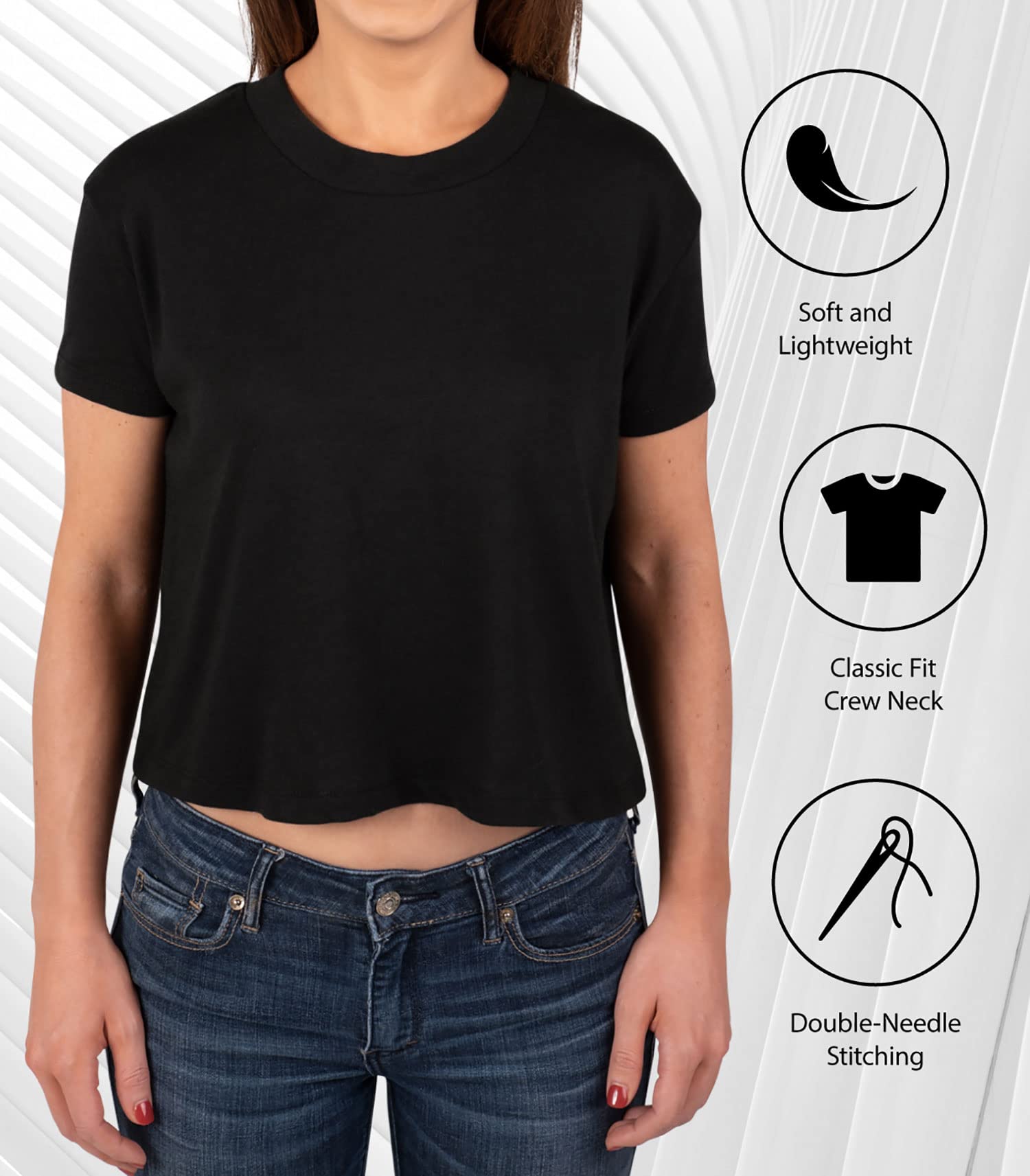 HYBRID APPAREL Pokémon Pikachu Info Chart Graphic Tee - Junior's Cropped Cotton Blend T-Shirt for Girls - Casual Gaming Outfit & Anime Cosplay Wear