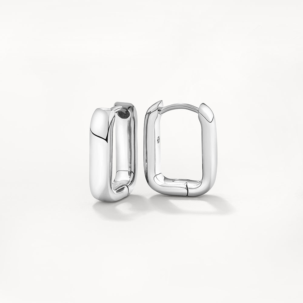 Mini Silver Paperclip Earrings - Trendy & Dainty Jewelry for Women - Perfect for Everyday Wear & Gift Giving