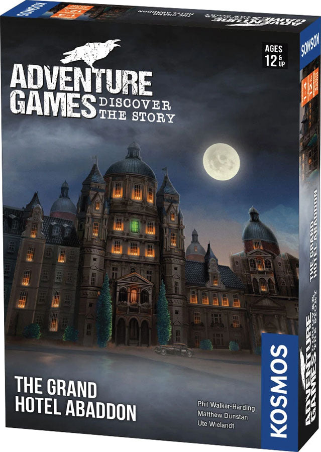 Grand Hotel Abaddon - Thrilling Adventure Board Game for Adults & Teens | Mystery Solving Strategy Game for Family Game Night & Party Entertainment