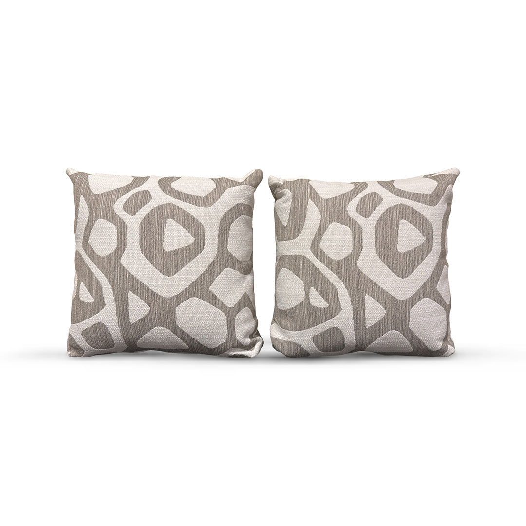 Bonjour Decorative Throw Pillows Set of 2 - Soft French Inspired Cushion Covers for Sofa, Bed & Home Decor - Perfect for Living Room, Bedroom & Cozy Spaces