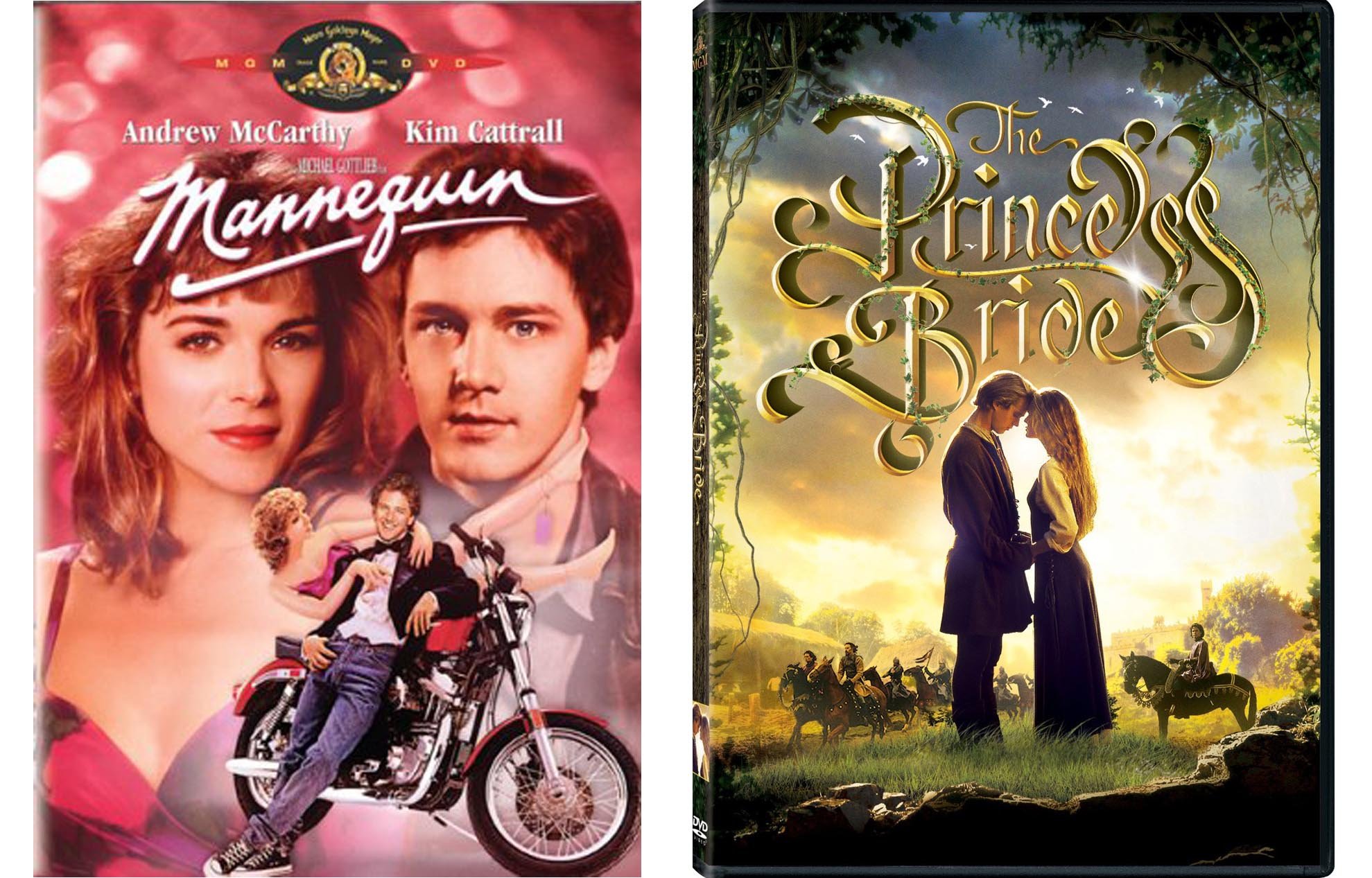 Princess Bride & Mannequin Comedy Movie Bundle - Classic Romantic Fantasy & 80s Cult Comedy Films - Perfect for Date Nights & Nostalgic Movie Marathons