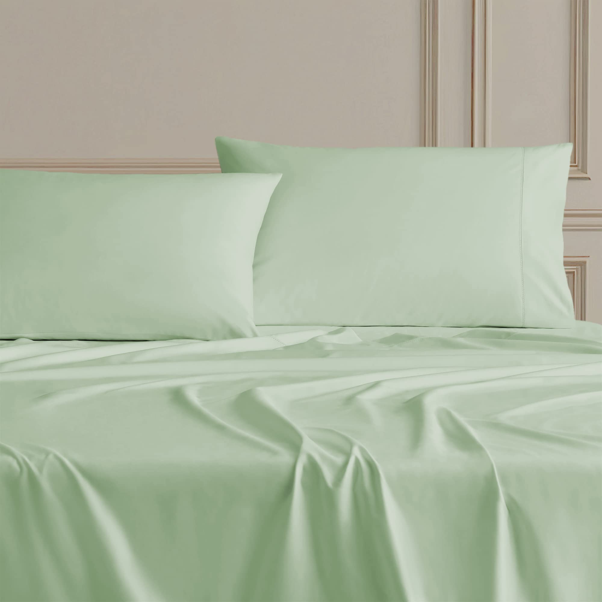 Luxury 100% Cotton King Size Sheets Set - 700 Thread Count, 4-Piece Bedding Set with 15