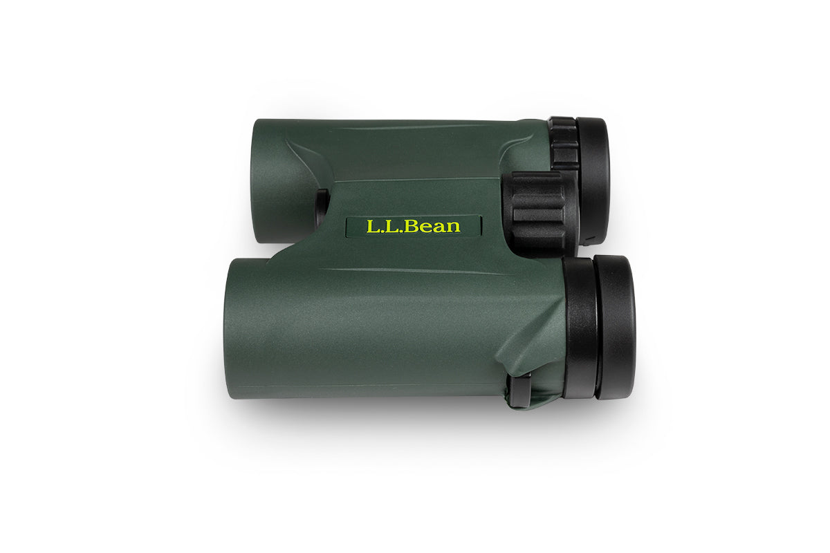L.L. Bean Discovery 10x25 Compact Binoculars for Adults - Lightweight Green Outdoor Binoculars for Bird Watching, Hiking, Travel & Wildlife Observation
