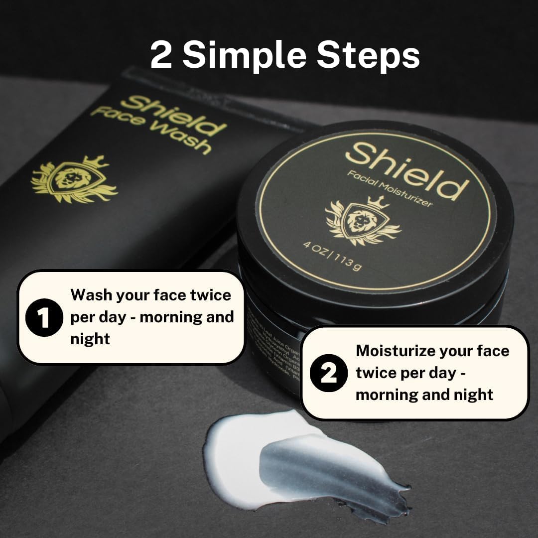 Men's Acne Treatment System - Face Wash, Moisturizer & Pimple Patches | Complete 4-Month Skincare Set for Clear Skin | Perfect for Daily Use & Travel