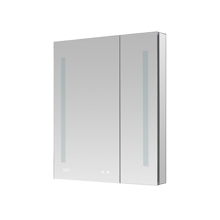 Aquadom Signature Royale 30x36 Inch LED Lighted Bathroom Medicine Cabinet - Modern Mirror with Storage for Vanity, Makeup & Essentials - Perfect for Home, Spa & Hotel Bathrooms