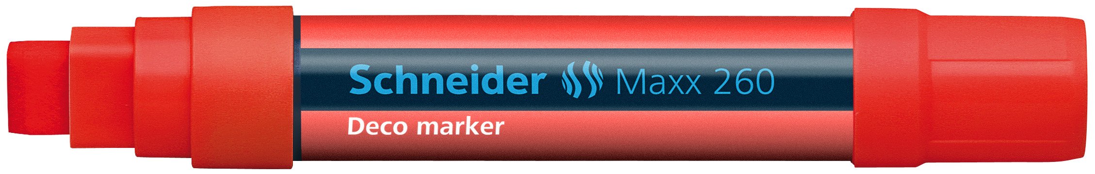 Schneider Maxx 260 Premium Chalk Markers - Pack of 5 Vibrant Red Liquid Chalk Pens for Whiteboards, Glass, Windows & Signs - Ideal for Restaurants, Classrooms, Offices & Retail Displays