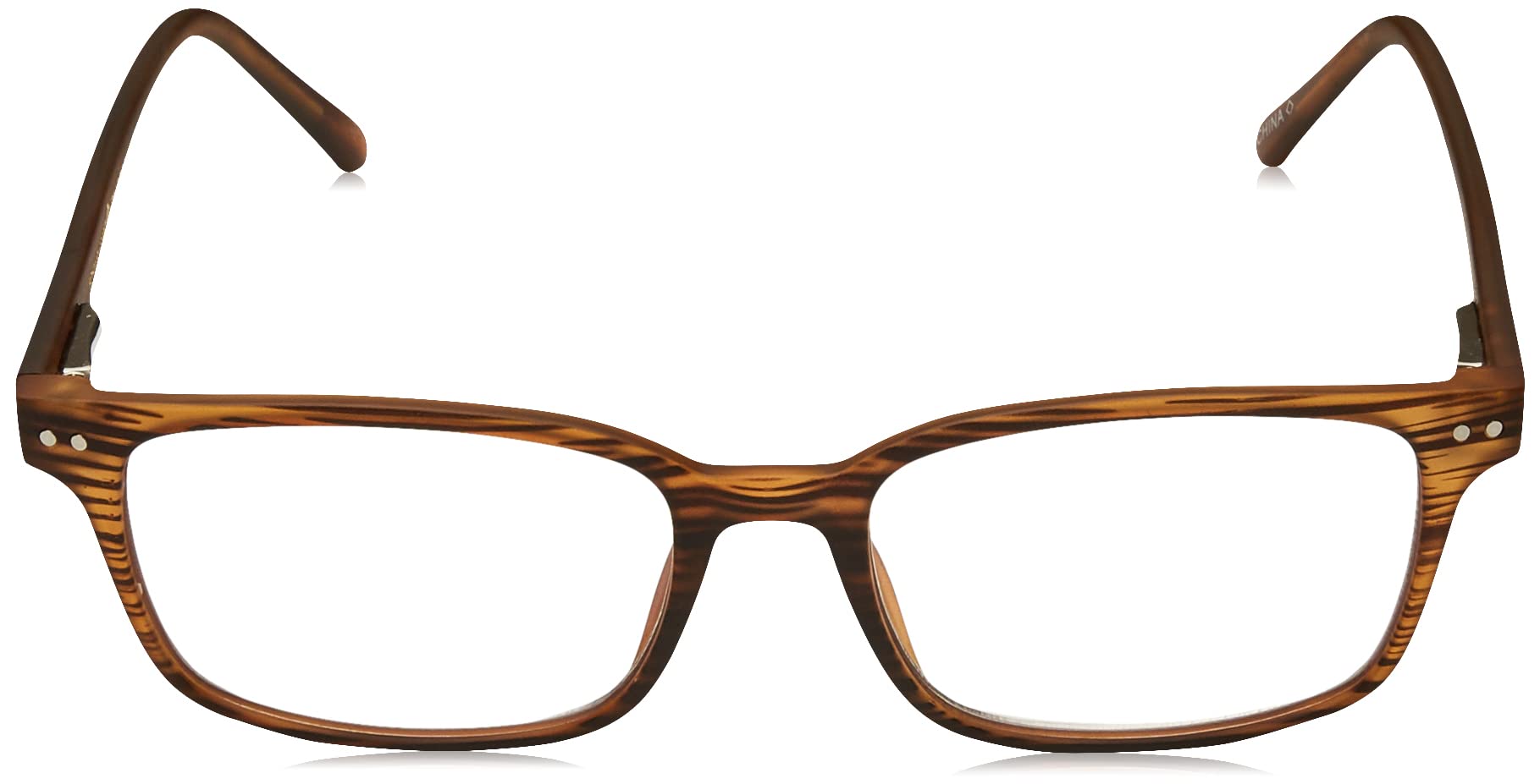 Foster Grant Men's Lowell 1018297 Square Reading Glasses - Classic Eyewear for Reading, Computer Use & Daily Activities - Lightweight & Durable Frame for Work, Office & Home Use