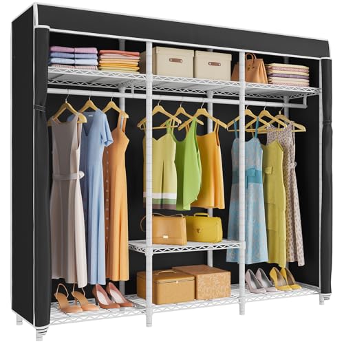 White Rack With Black Cover