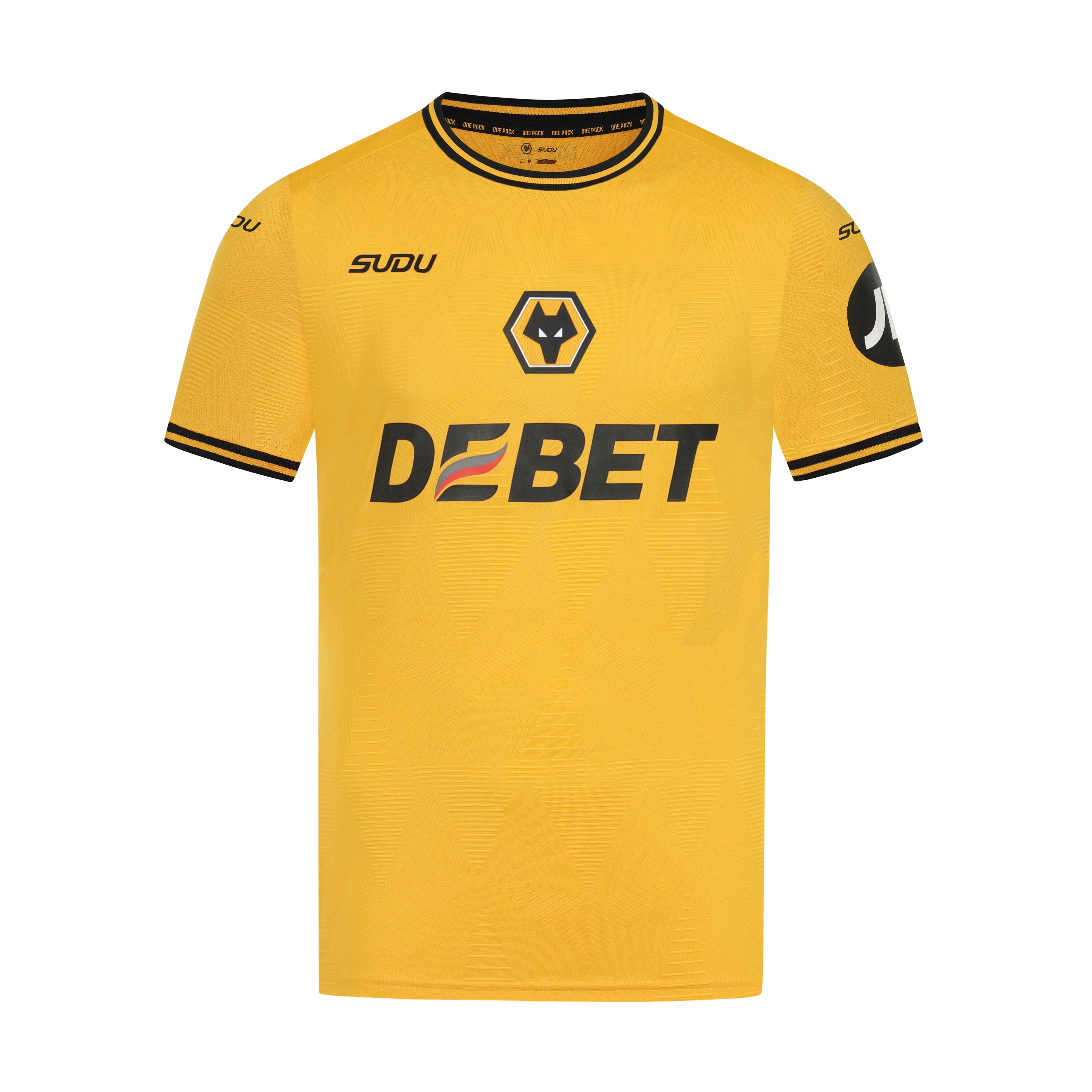 2024-2025 Wolves PRO Home Shirt for Men - Official Football Jersey for Soccer Fans - Perfect for Match Day, Training & Casual Wear