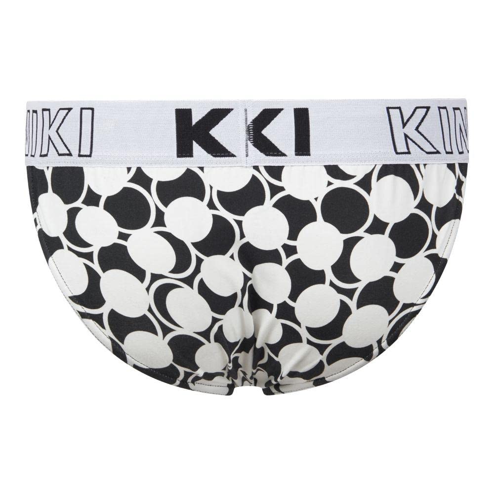 Kiniki Men's Cotton Printed Tanga Underwear - Soft Breathable Comfortable Briefs for Daily Wear & Lounge