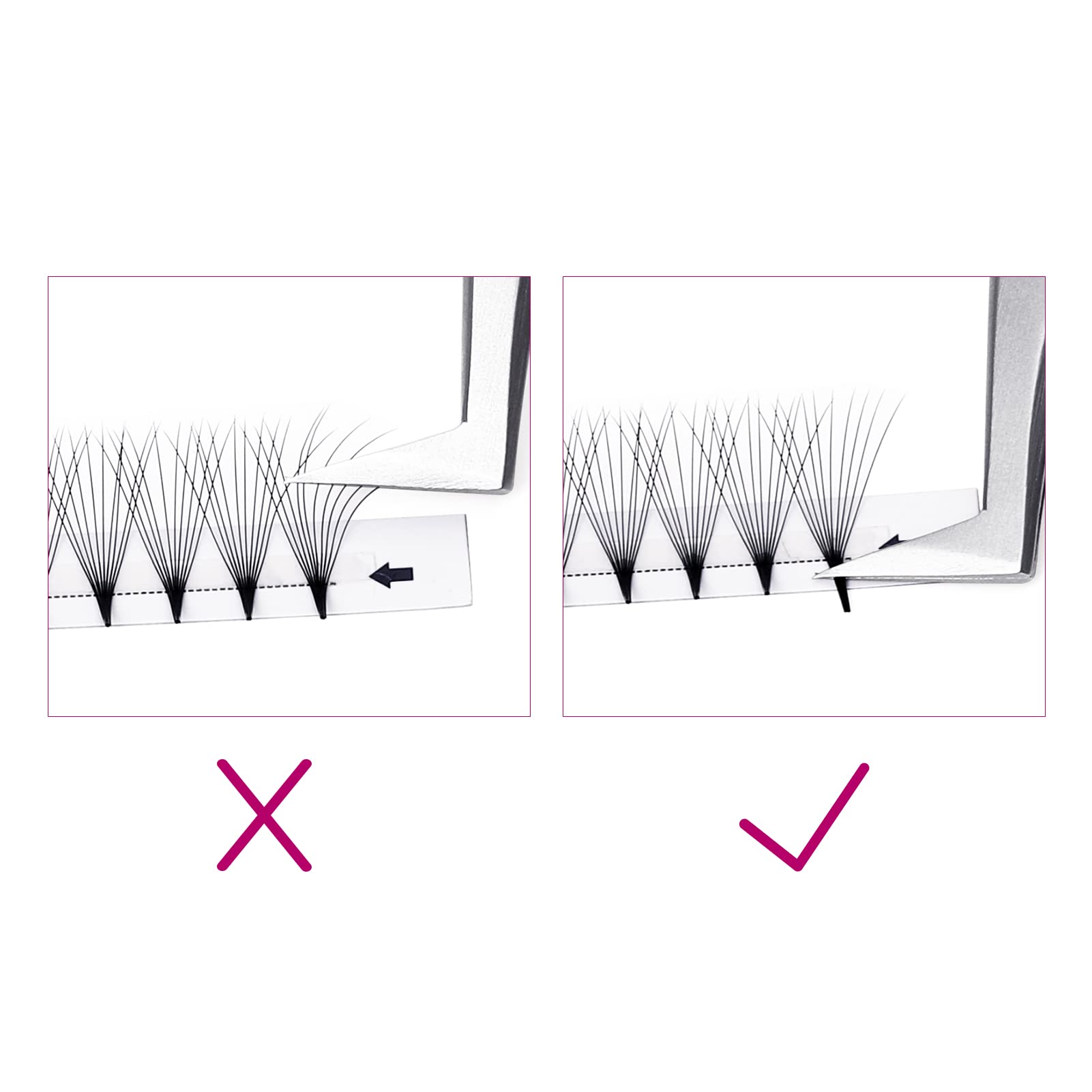 10D 0.07D Curl 18mm Volume Lash Extensions - Premade Fans for Professional Eyelash Extensions | Short Stem Lashes for Natural & Dramatic Looks | Salon & DIY Use