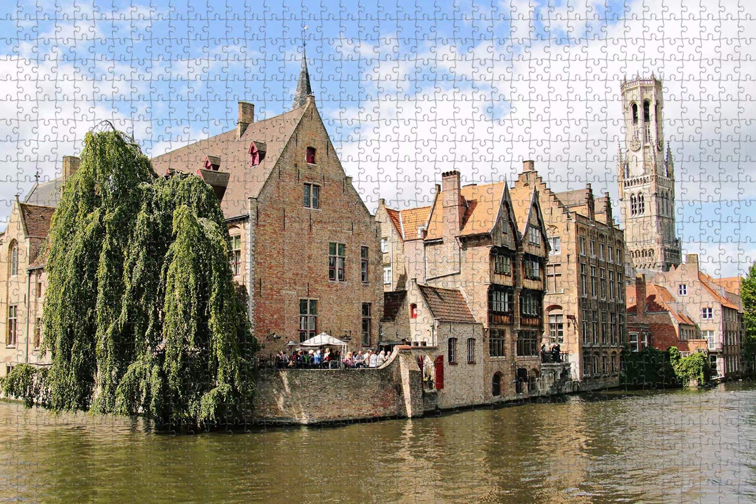 1000-Piece Belgium Belfort Bruges Jigsaw Puzzle for Adults – Challenging Travel Souvenir & Home Decor Gift for Puzzle Lovers | Perfect for Relaxation, Family Bonding, and Office Break Activities