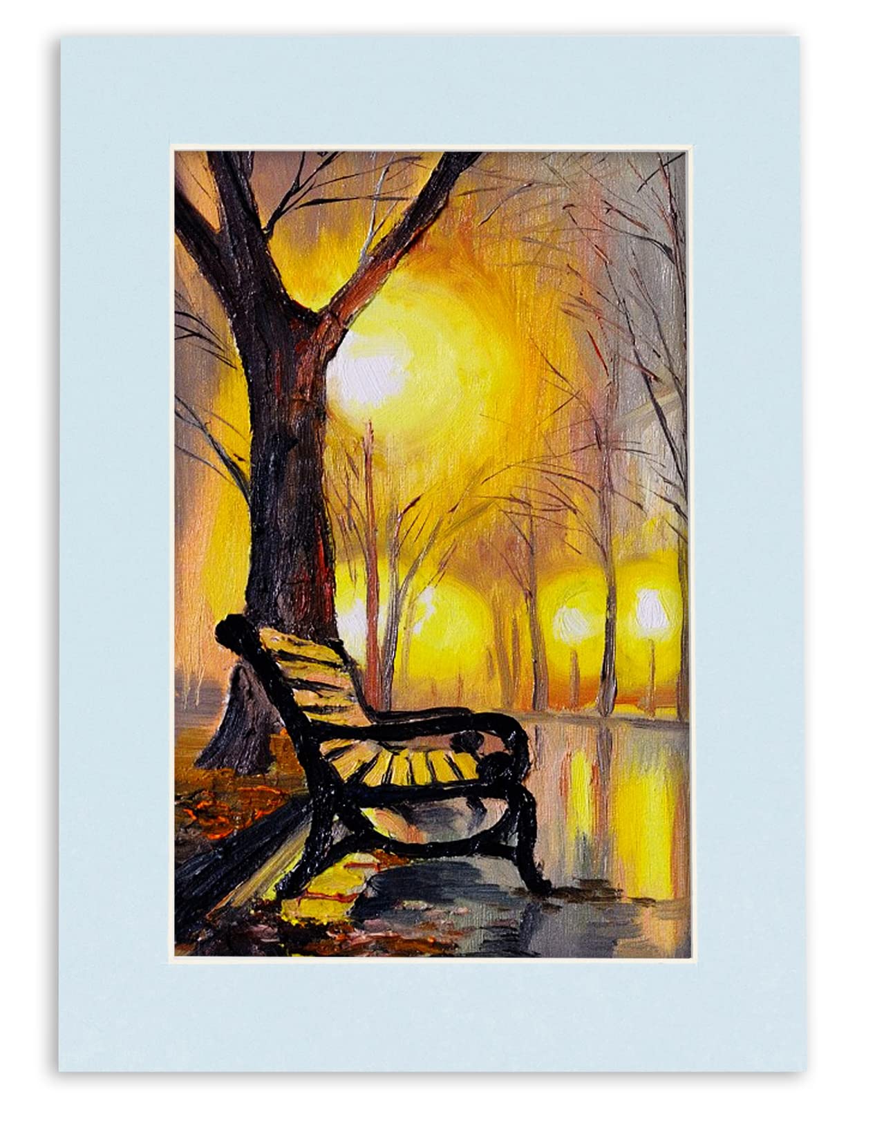24x36 Acid-Free Baby Blue Precut Mat Board - Fits 28x40 Picture Frame | Premium Photo Matte for Family Photos, Artwork & Framing | Perfect for Home Decor, Gallery Displays & Professional Show Kits (Pack of 1)