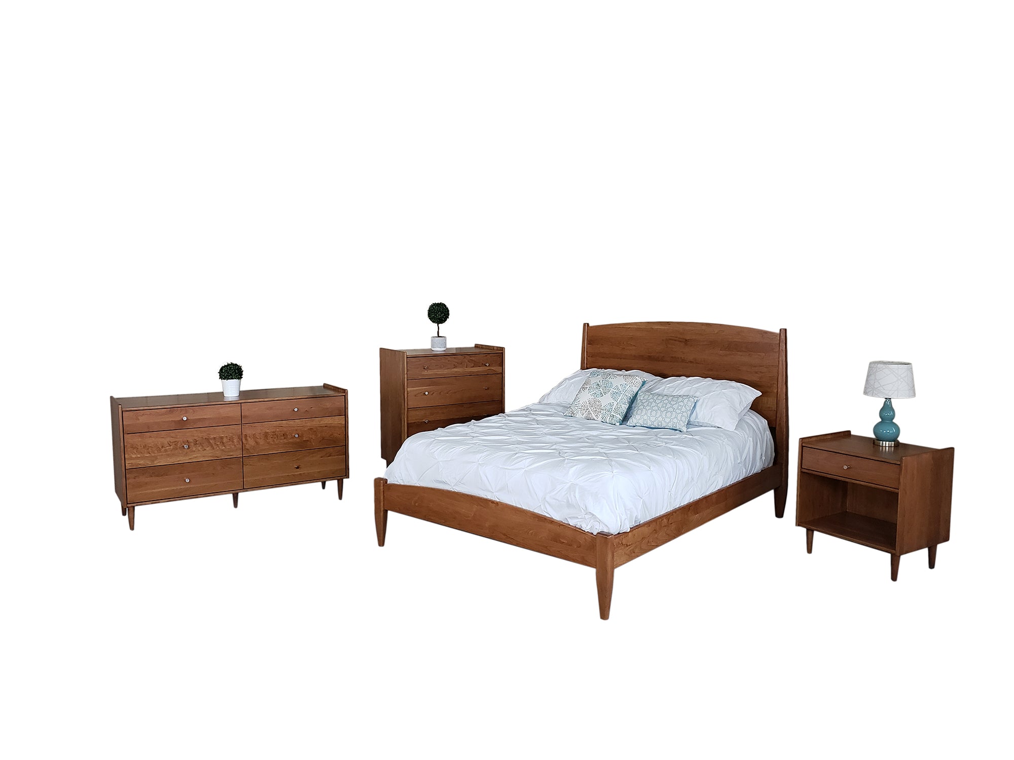 Benton 4-Drawer Chest Dresser - Stylish Wooden Storage for Bedroom, Nursery & Closet Organization