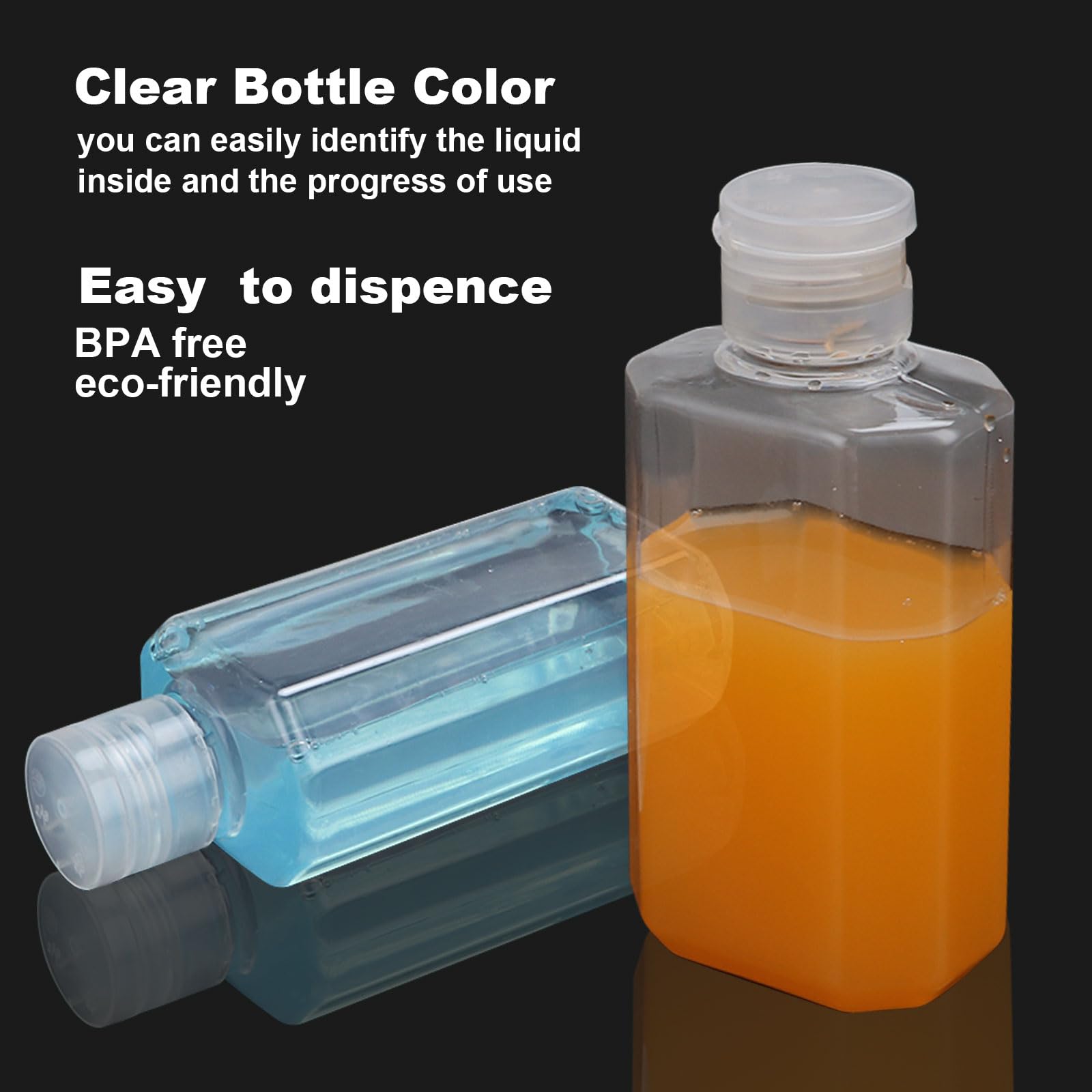 APACALI 30 Pack 4 oz (120ml) Clear Plastic Travel Bottles for Toiletries - Refillable Leakproof Empty Cosmetic Containers with Caps - Perfect for Shampoo, Lotion, Toner, Body Wash & Travel Essentials
