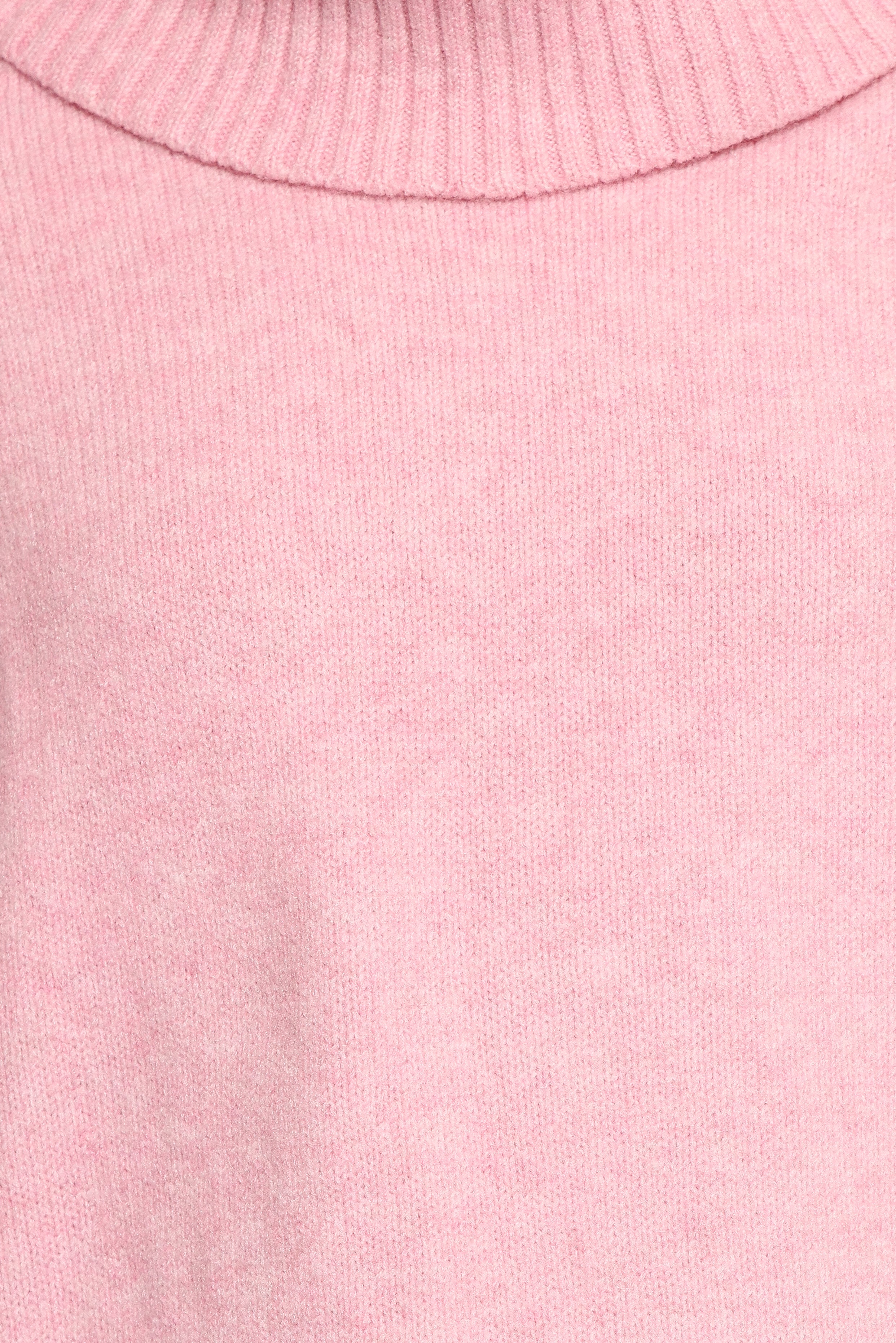 Bindy Cowlneck Knit Sweater for Women - Soft Pink Winter Pullover | Cozy Casual Wear for Office, Date Night & Fall Outfits