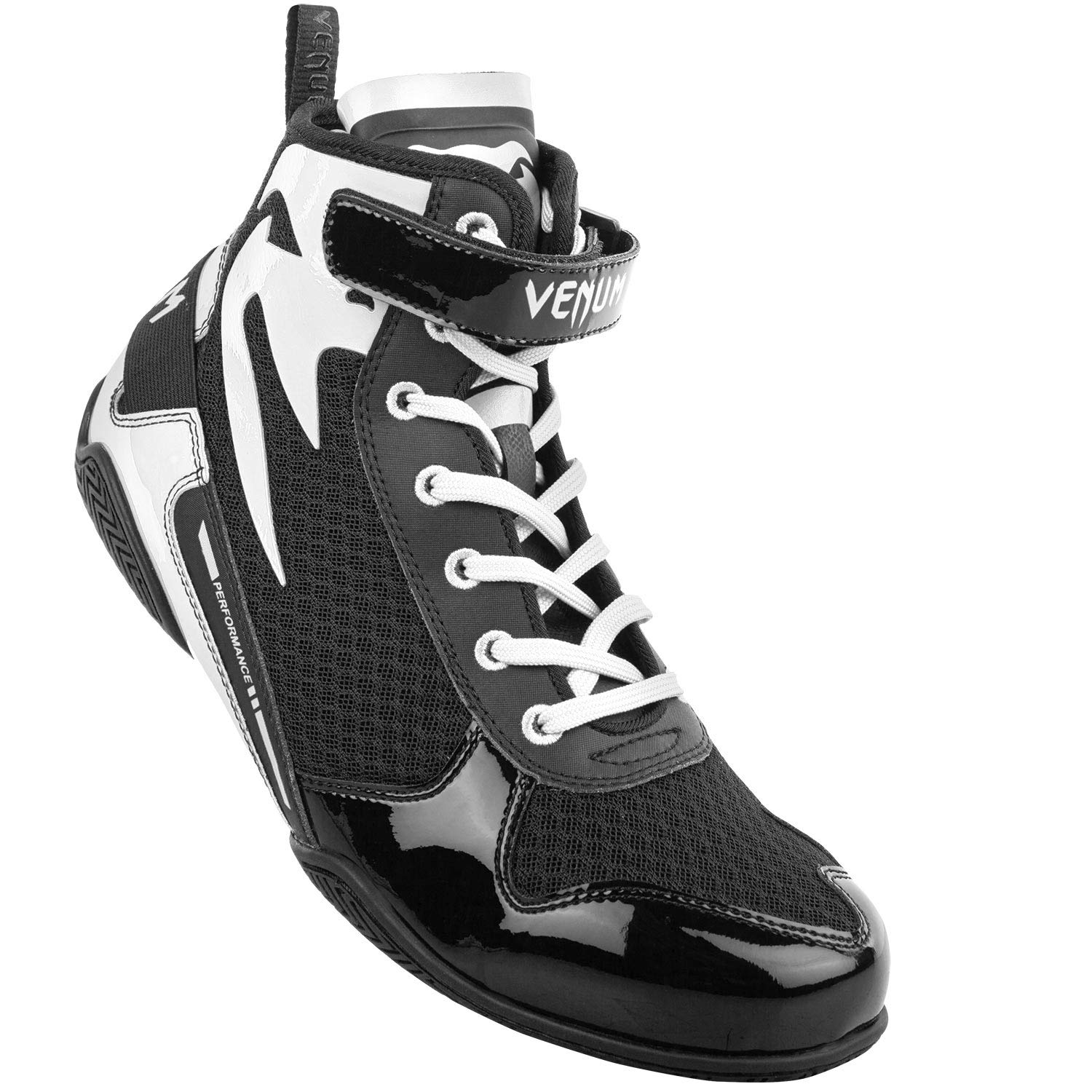 Venum Giant Low Boxing Shoes for Men - Black/Red - Size 44 (US 10) - Lightweight MMA Training & Competition Footwear for Boxing, Kickboxing & Martial Arts