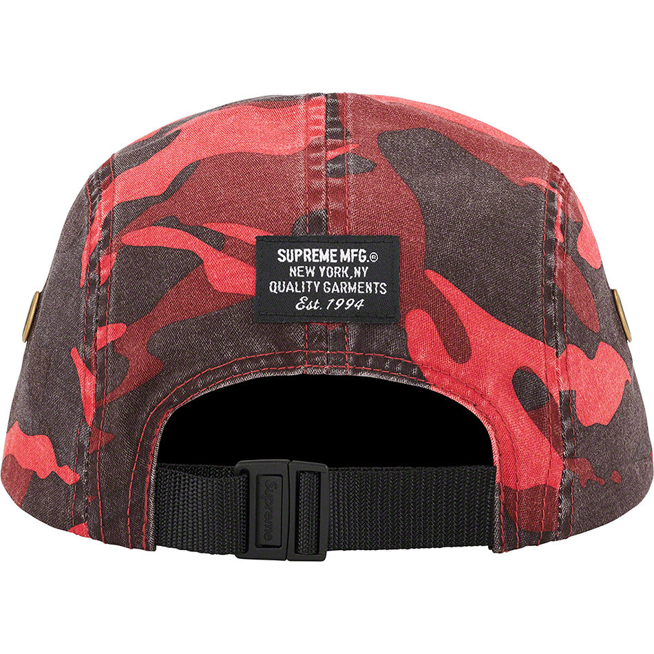 Supreme Military Camp Cap - Red Camo Hat for Men & Women | Stylish Army Design for Outdoor, Hiking & Streetwear Fashion