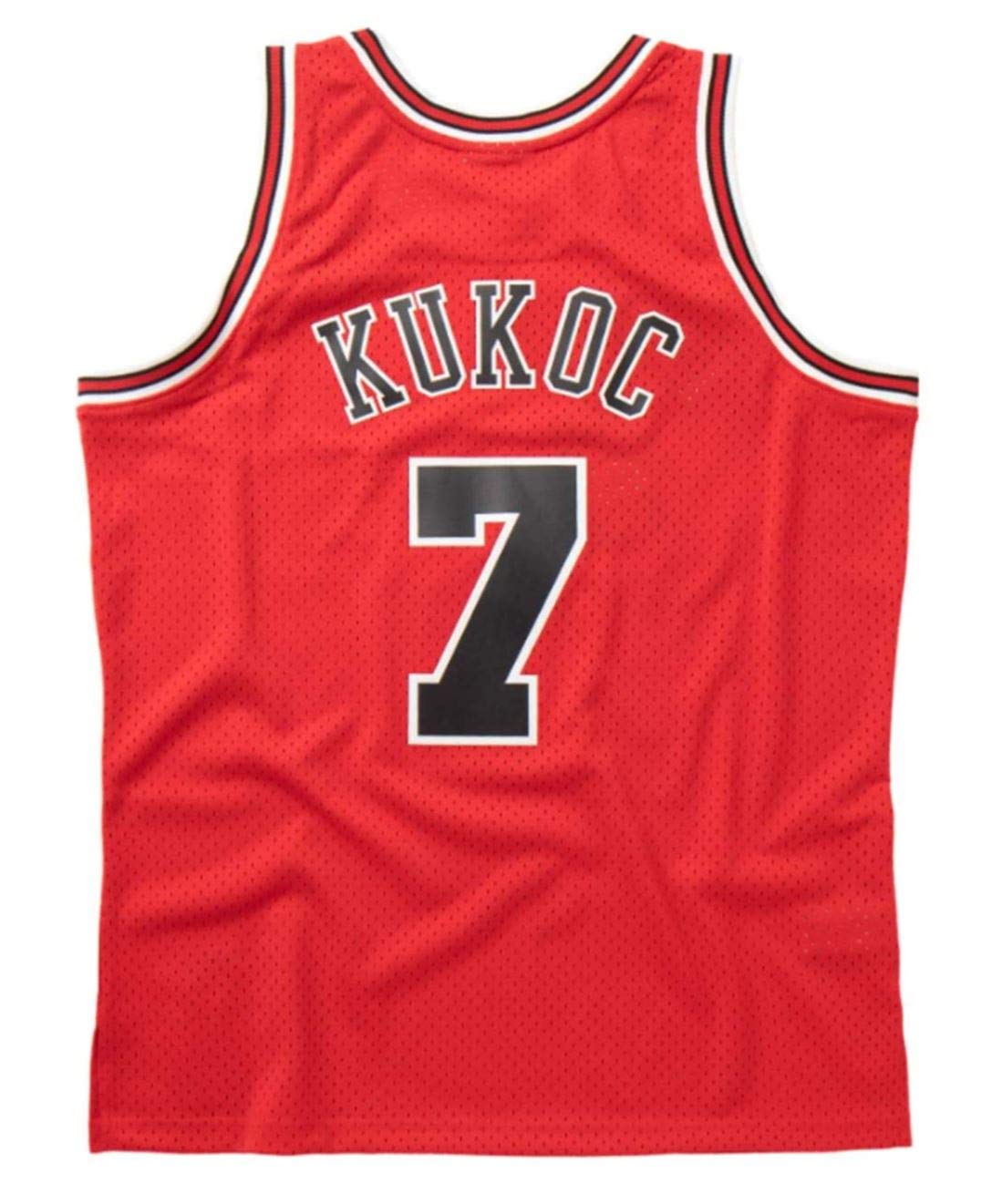 Mitchell & Ness Toni Kukoc Chicago Bulls 1997 Men's Red Swingman Basketball Jersey - Vintage NBA Fan Gear for Game Day & Sports Collectibles