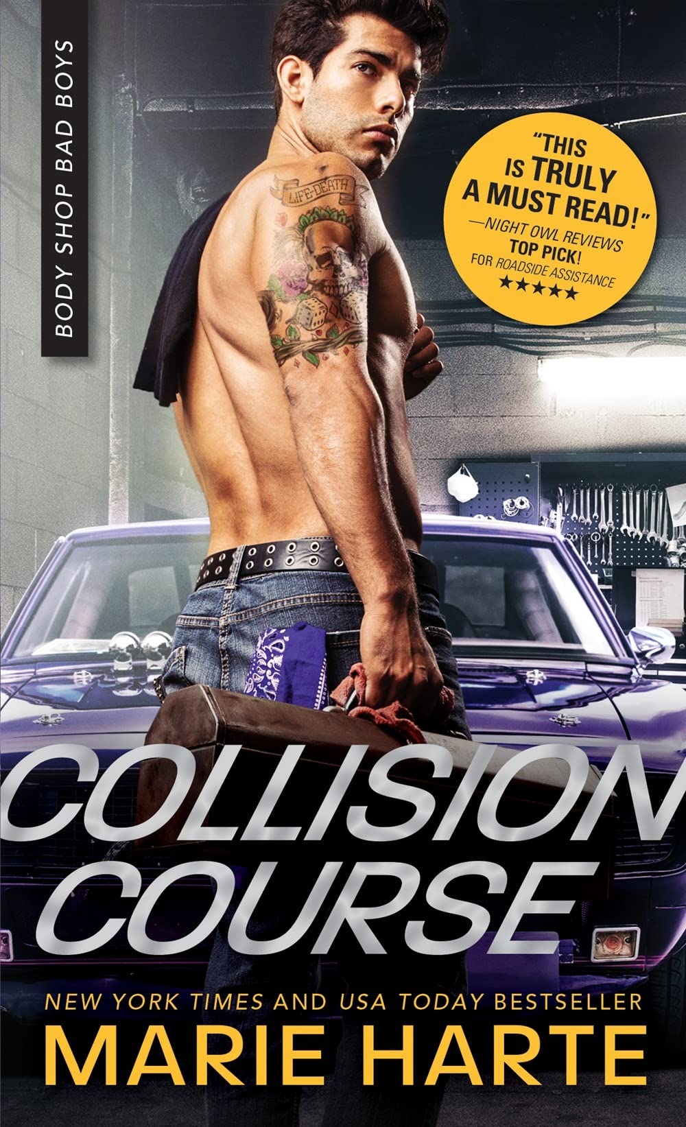 Collision Course (Body Shop Bad Boys Book 4) - Steamy Romance Novel for Adults, Perfect for Beach Reading & Book Club Discussions
