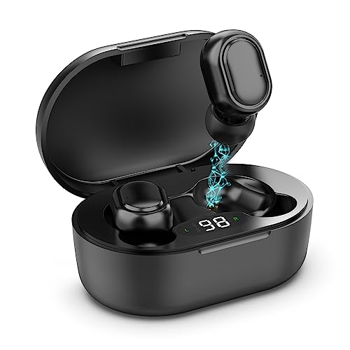 16-Channel Bluetooth Hearing Aids for Seniors with Severe Hearing Loss - Noise Cancelling Rechargeable Hearing Amplifier with Magnetic Charging Case (Black) - Perfect for TV Watching, Phone Calls & Outdoor Activities