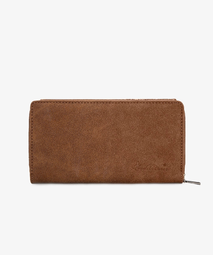 Montana West Embroidered Wallet for Women - Stylish Leather Clutch with RFID Protection | Perfect for Travel, Shopping & Everyday Use